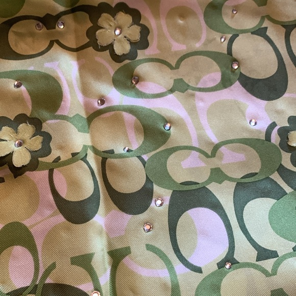 Coach silk scarf - Picture 5 of 7